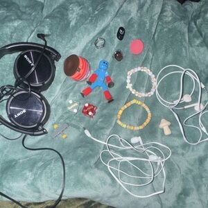 Junk drawer ✅ mostly headphones 🎧